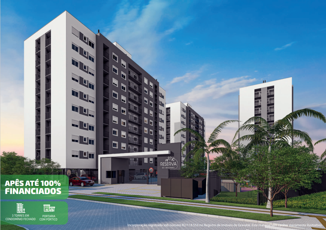 Apartamento na Planta com 2 Dormitórios – Gravataí – Cadiz - Imagem 10