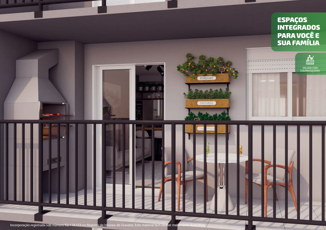 Apartamento na Planta com 2 Dormitórios – Gravataí – Cadiz - Imagem 4
