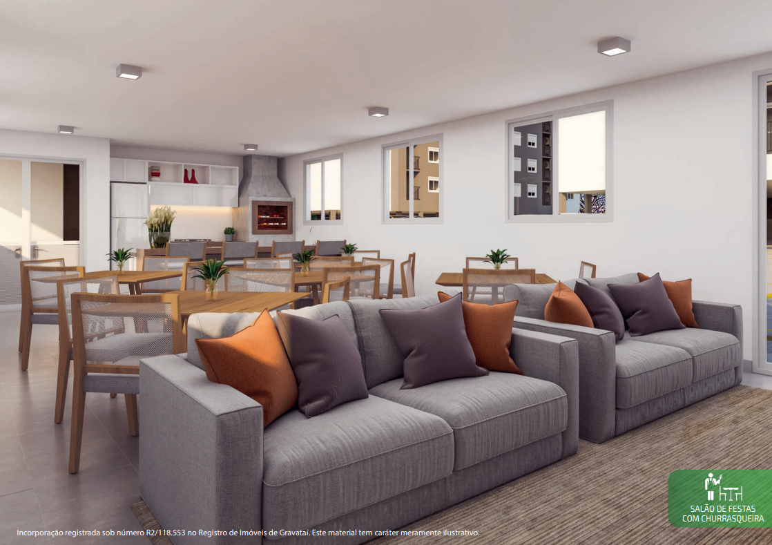Apartamento na Planta com 2 Dormitórios – Gravataí – Cadiz - Imagem 5