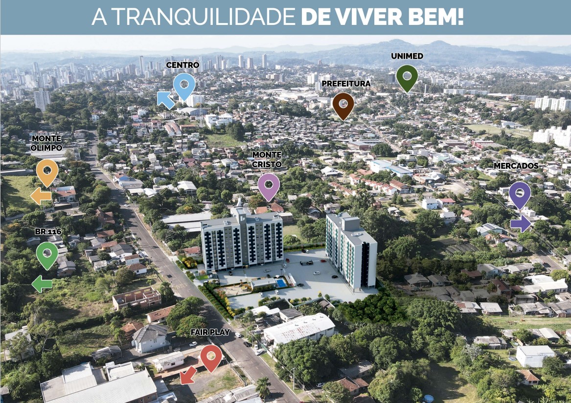 Apartamento na Planta com 2 Dormitórios – Novo Hamburgo – Rondônia - Imagem 15