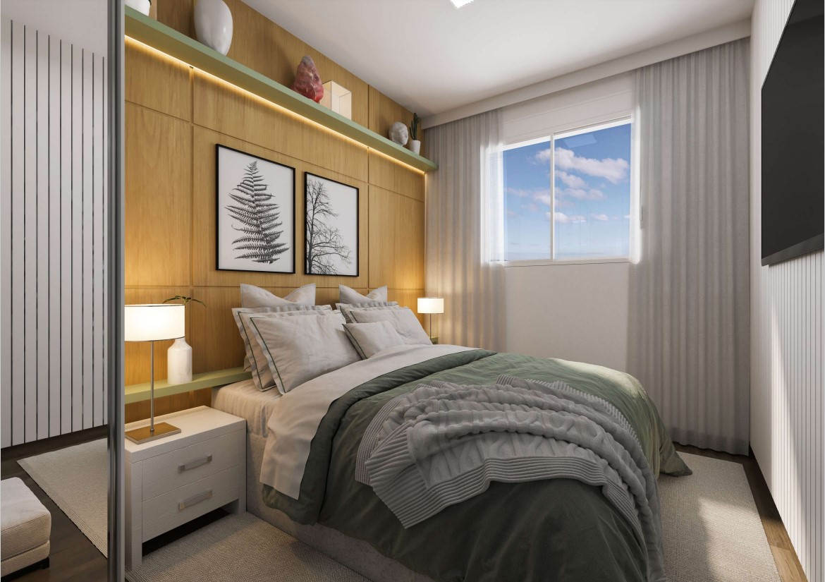 Apartamento na Planta com 2 Dormitórios – Novo Hamburgo – Rondônia - Imagem 1
