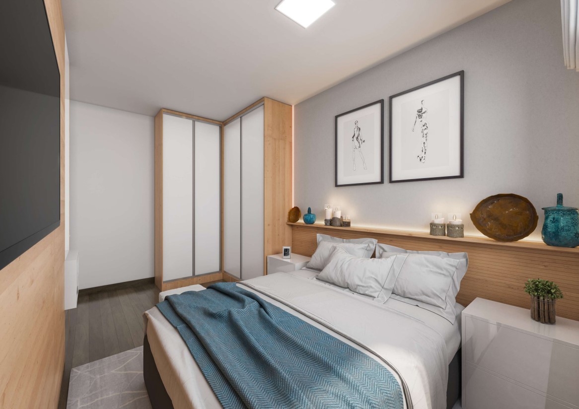 Apartamento na Planta com 2 Dormitórios – Novo Hamburgo – Rondônia - Imagem 5