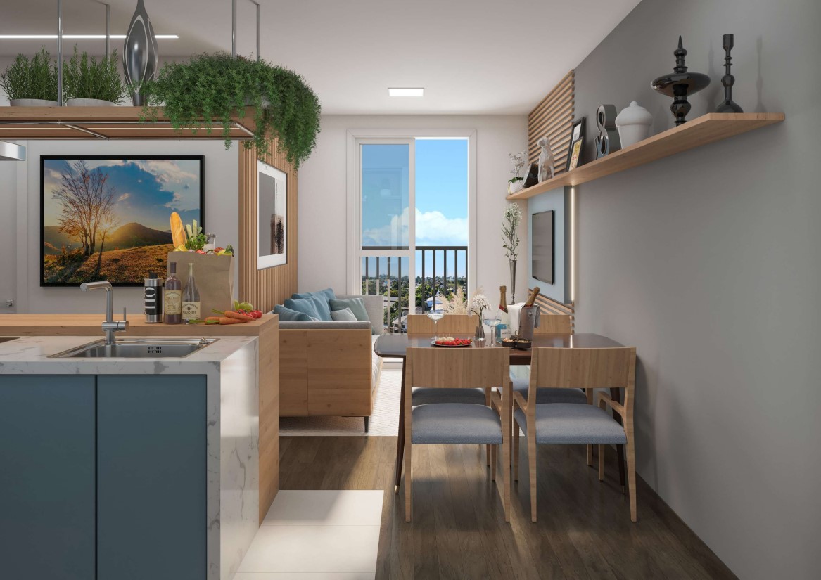 Apartamento na Planta com 2 Dormitórios – Novo Hamburgo – Rondônia - Imagem 7