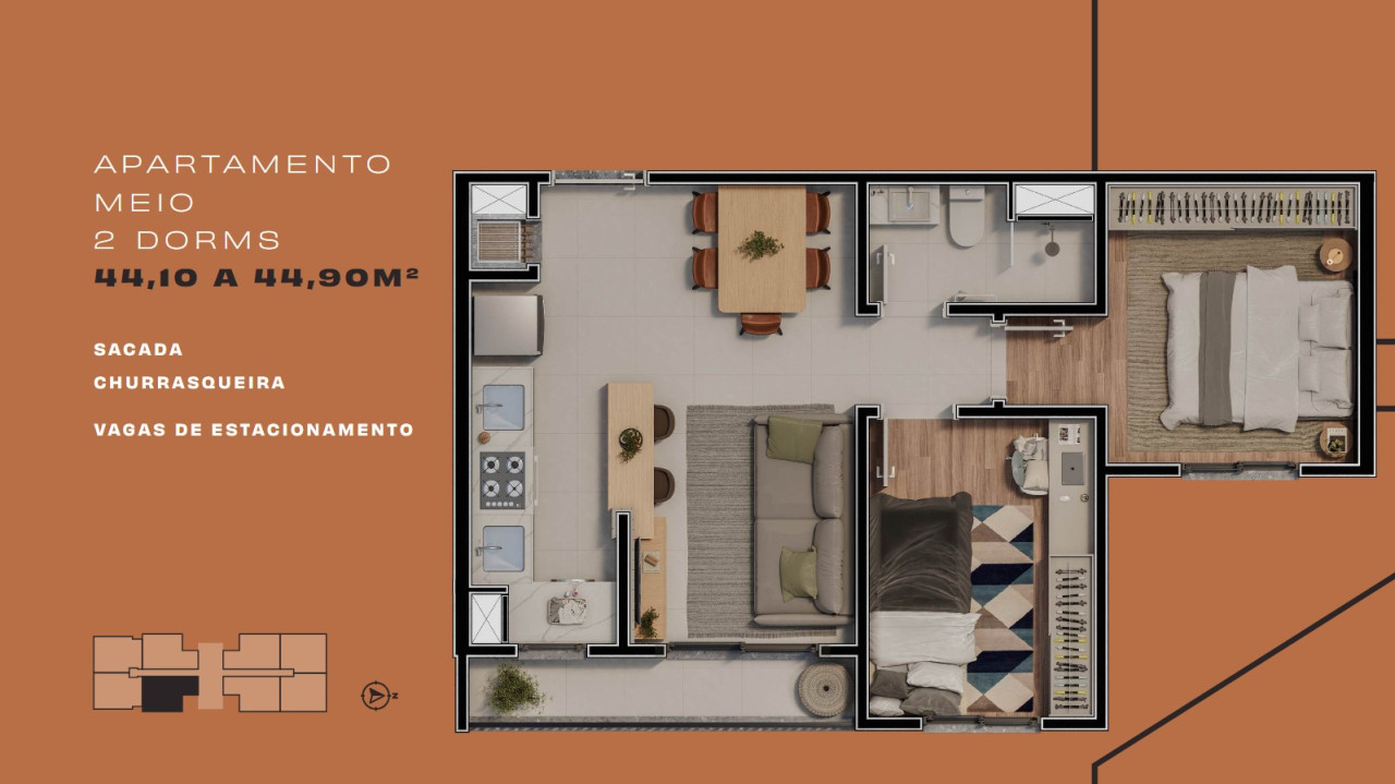 Apartamento na Planta em Canoas – Linq – Bairro Igara - Imagem 3