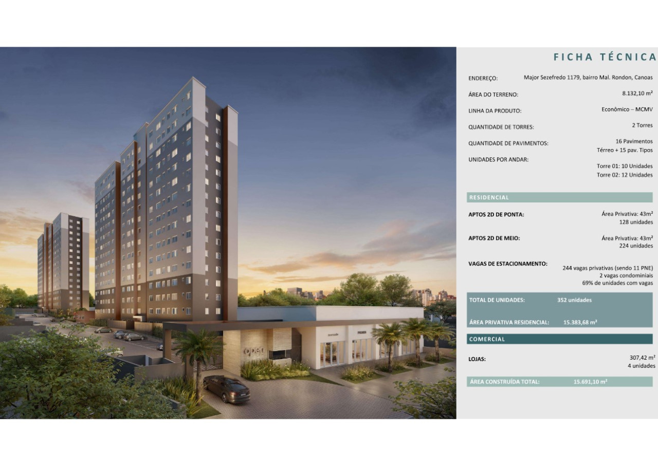 Apartamento na Planta em Canoas – Residencial Open Major - Imagem 20