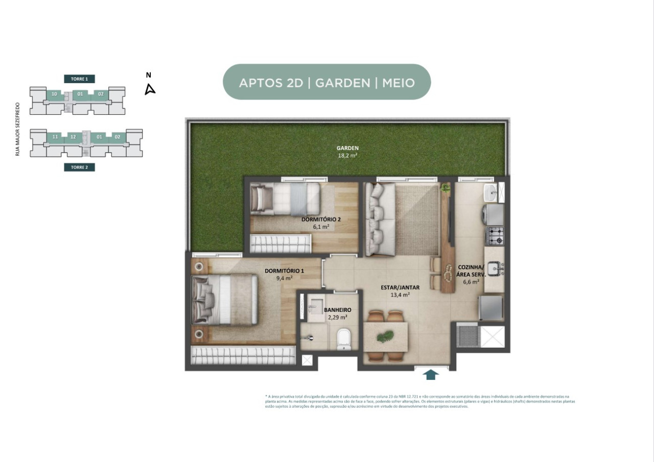 Apartamento na Planta em Canoas – Residencial Open Major - Imagem 4