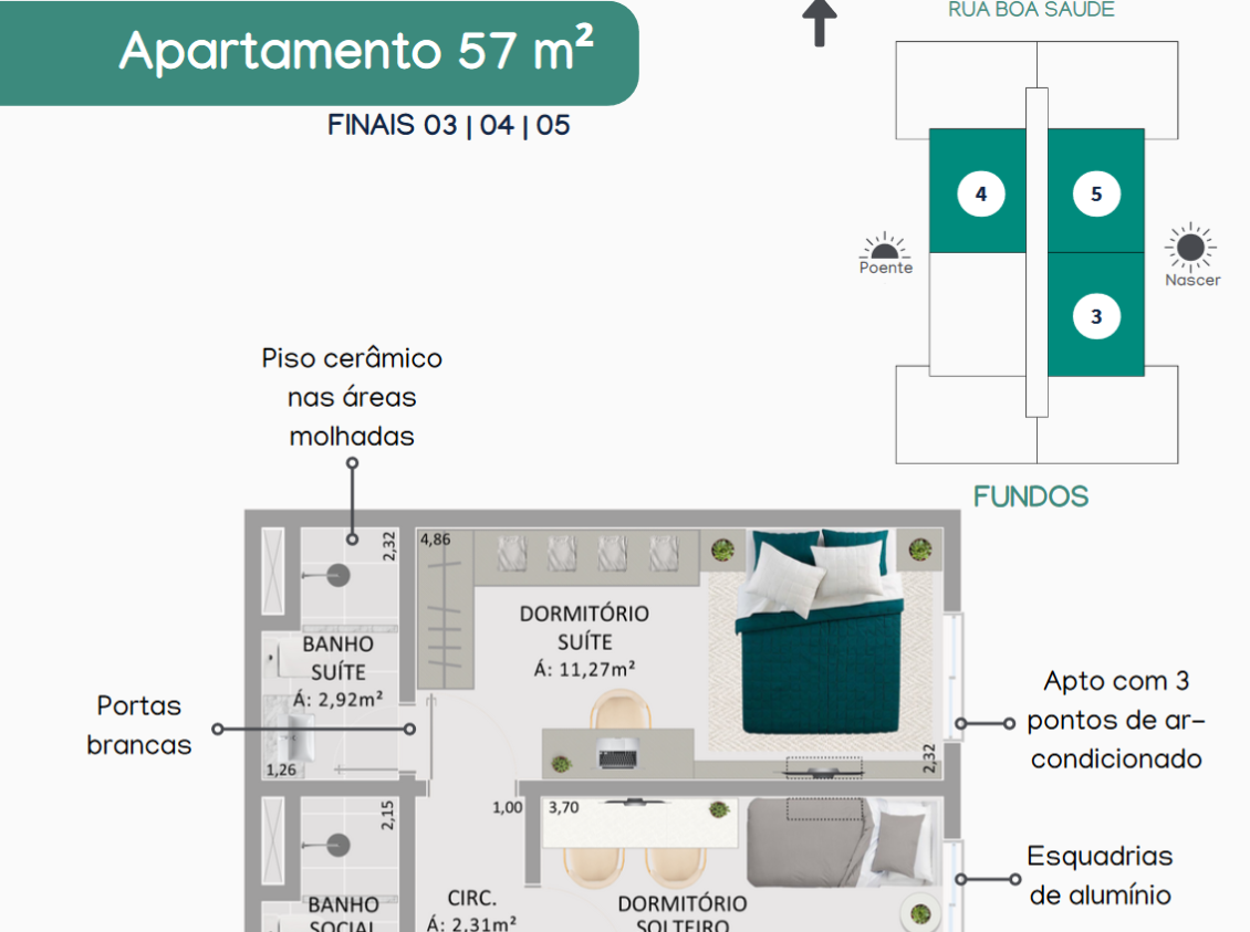 Apartamento na Planta em Novo Hamburgo – 2 Dormitórios Bairro Primavera - Imagem 11