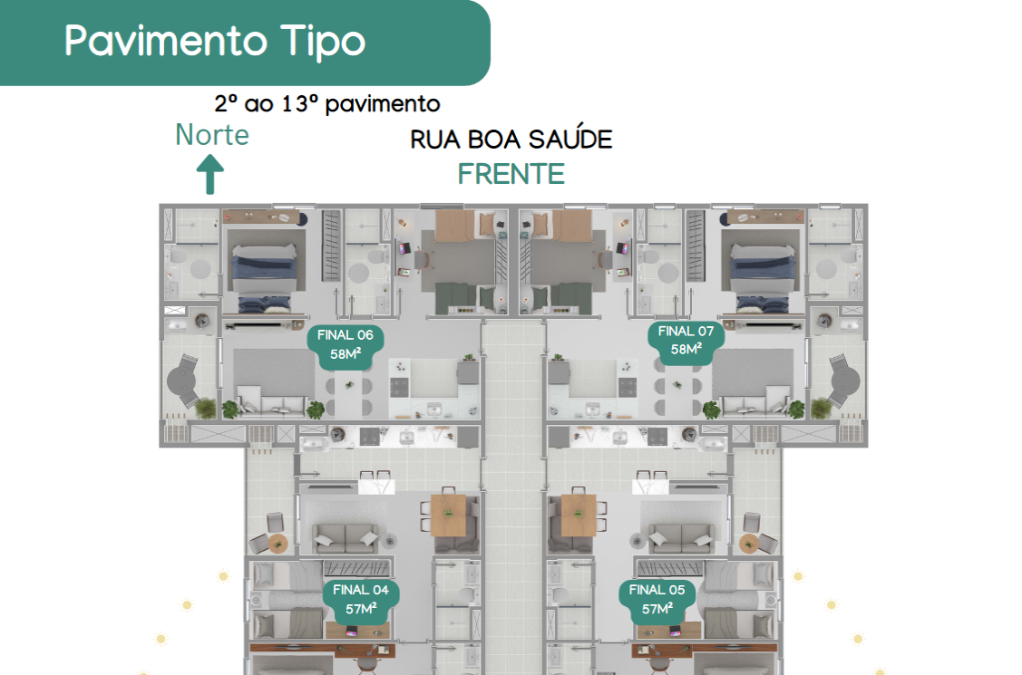 Apartamento na Planta em Novo Hamburgo – 2 Dormitórios Bairro Primavera - Imagem 12