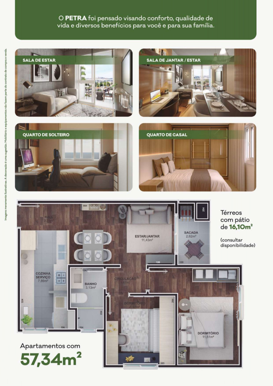 Apartamento na Planta em Novo Hamburgo – Centro - Imagem 1