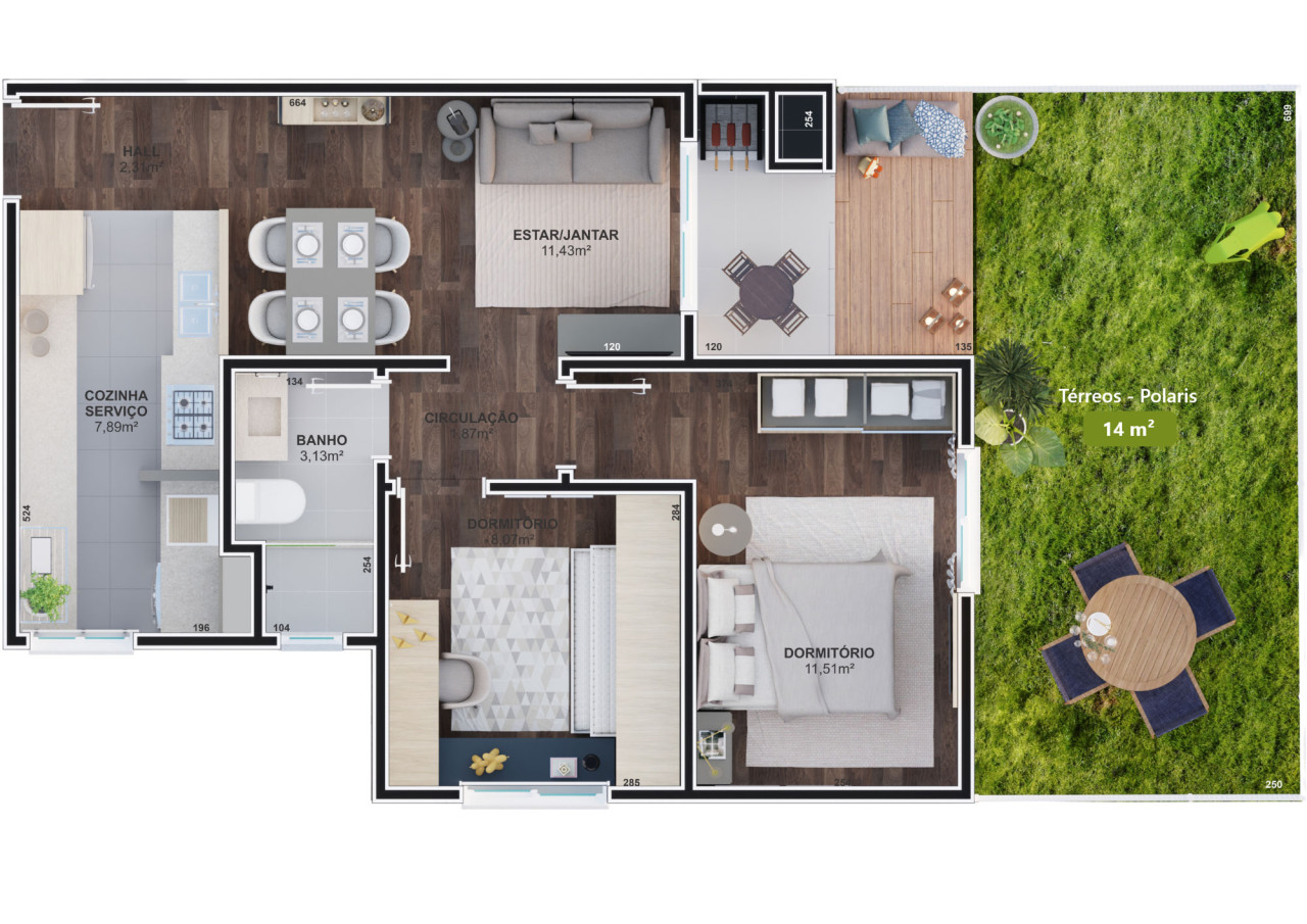 Apartamento na Planta em Novo Hamburgo – Residencial Polaris - Imagem 15