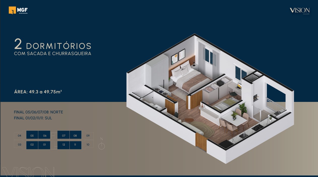 Apartamento na Planta em Novo Hamburgo – Residencial Vision - Imagem 4