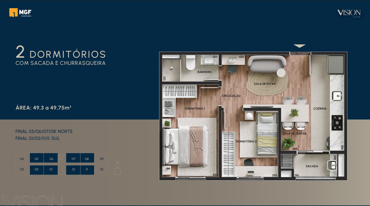 Apartamento na Planta em Novo Hamburgo – Residencial Vision - Imagem 8