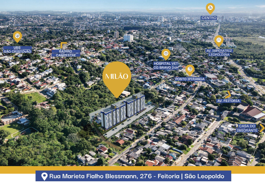 Apartamento na Planta em São Leopoldo – Feitoria - Imagem 1