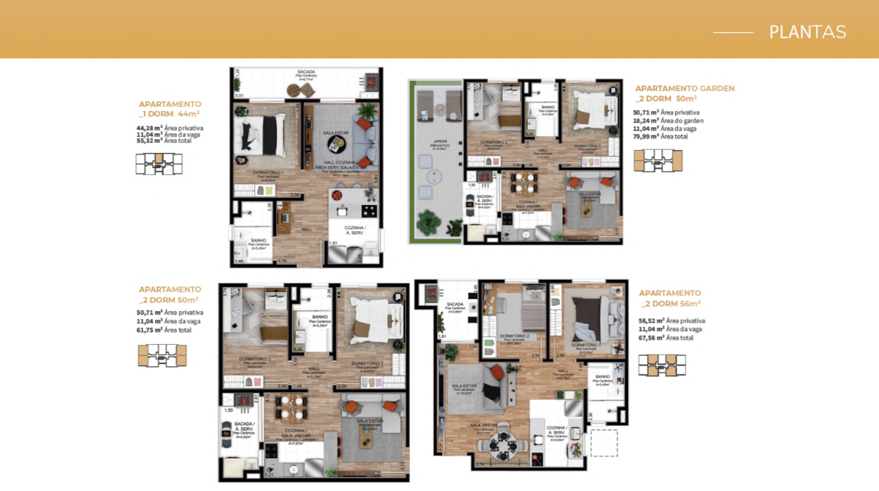 Apartamento na Planta em São Leopoldo – Residencial Athena - Imagem 12